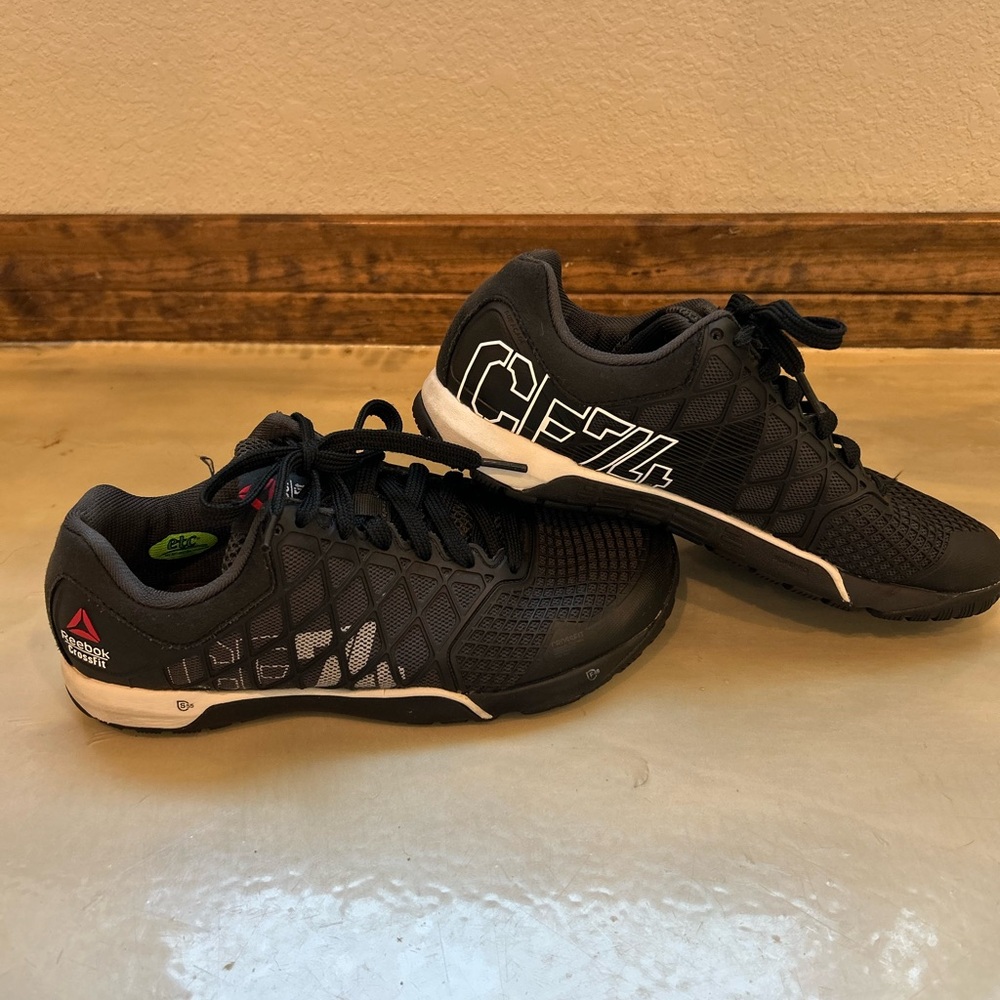 CF 74 Reebok Black Athletic Shoes